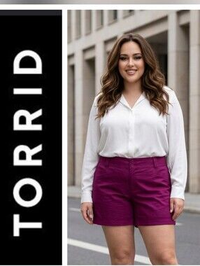 torrid  Plum Shorts